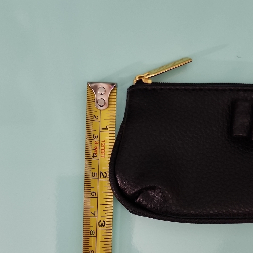 Lord & Taylor Cosmetic Pouch with Gold Accent - Picture 5 of 6
